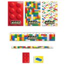 סט כלי כתיבה לגו - מגוון