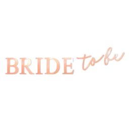 שרשרת Bride to be רוז גולד