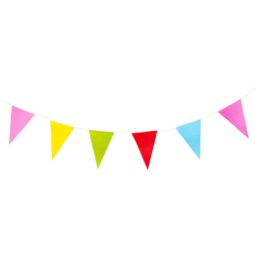 שרשרת תלייה דגלונים - ציבעוני