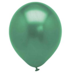 בלוני לטקס מטאלי ירוק בקבוק