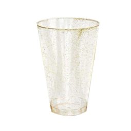 כוסות קריסטל זהב מנצנץ