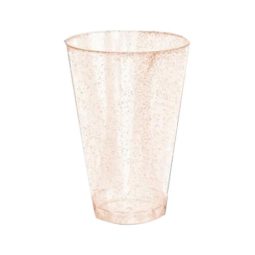 כוסות קריסטל רוז גולד מנצנץ