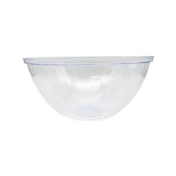 קערה בינונית יהלום לסלט - שקוף