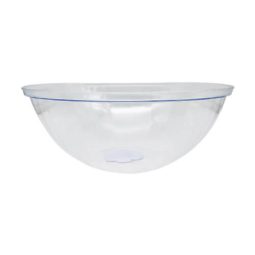 קערה גדולה יהלום לסלט - שקוף