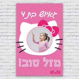 הדפסת פוסטרים בעיצוב אישי הלו קיטי 1