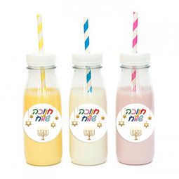 מדבקות עגולות לעיצוב חנוכה 3