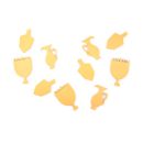 קישוטי שולחן זהב חנוכה - מגוון