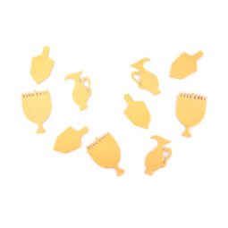 קישוטי שולחן זהב חנוכה - מגוון