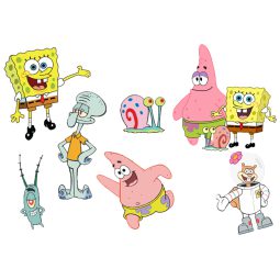 תמונה אכילה דמויות בוב ספוג 2