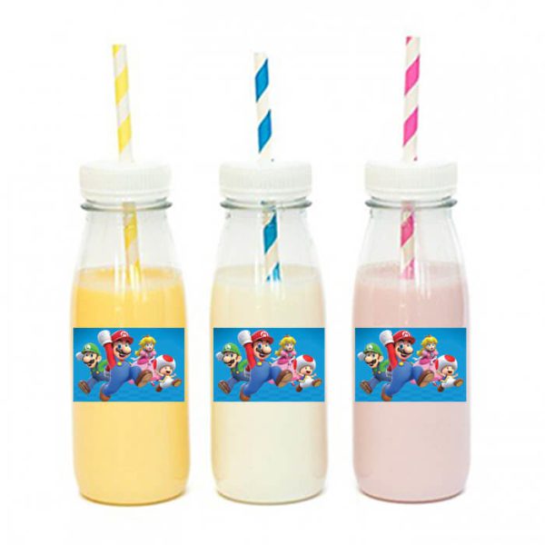 מדבקות מלבניות לעיצוב סופר מריו