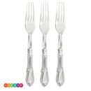 שולחן חג וינטג' פרימיום כסף מנצנץ 10 אורחים