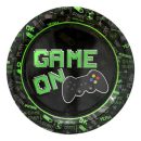 צלחות נייר גדולות גיימינג