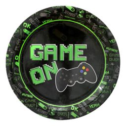 צלחות נייר גדולות גיימינג