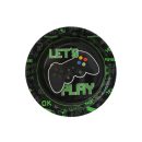 צלחות נייר קטנות גיימינג