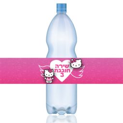 מדבקות לבקבוקים הלו קיטי