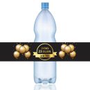 מדבקות לבקבוקים בלונים זהב שחור