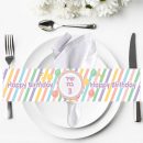 חבקי מפיות בעיצוב אישי - מסיבת פסטל