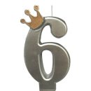 נר מספר 6 כתר כסוף