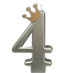 נר מספר 4 כתר כסוף