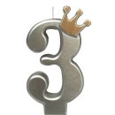 נר מספר 3 כתר כסוף