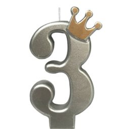 נר מספר 3 כתר כסוף