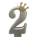 נר מספר 2 כתר כסוף