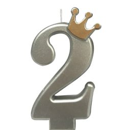 נר מספר 2 כתר כסוף