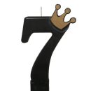 נר מספר 7 כתר שחור