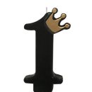 נר מספר 1 כתר שחור