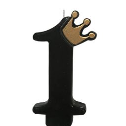 נר מספר 1 כתר שחור