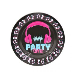 צלחות נייר קטנות טיק טוק TIK TOK