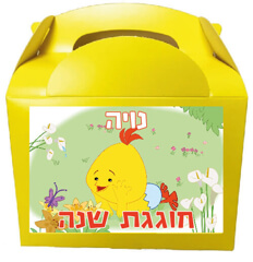 קופסאות עם מדבקות בעיצוב אישי - לולי 1