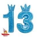 ספרה 13 בר מצווה מבצק סוכר -תכלת