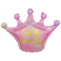 בלון הליום כתר ורוד - נסיכה קטנה