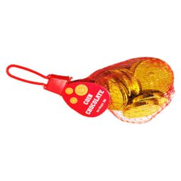 שק מטבעות שוקולד