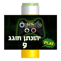 מדבקות לבועות סבון - גיימינג