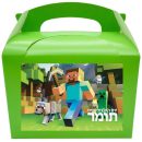 קופסאות עם מדבקות בעיצוב אישי - מיינקראפט