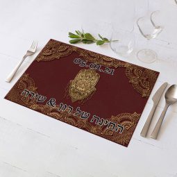 פלייסמנט בעיצוב אישי חינה אדום