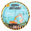 צלחות נייר גדולות מסיבת טרקטורים