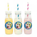 מדבקות עגולות לעיצוב - בוב ספוג 1