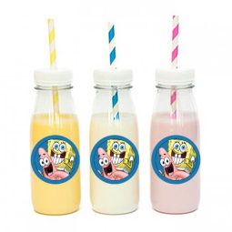 מדבקות עגולות לעיצוב - בוב ספוג 1