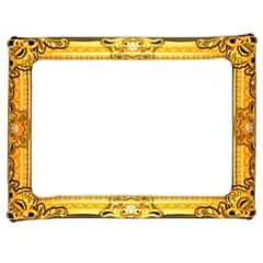 מסגרת תמונה מתנפחת - זהב
