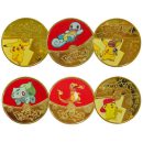 מטבעות פוקימון מתכת - מגוון