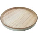 מגש עץ לנוי עגול ענק