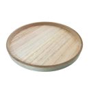 מגש עץ לנוי עגול גדול