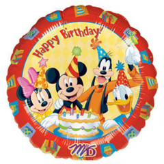 בלון הליום מיקי מאוס happy birthday
