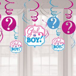 סט קישוטי ספירלה - Girl or Boy