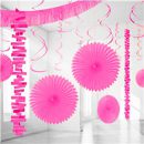 ערכת לקישוט החדר - ורוד פוקסיה