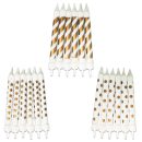 נרות זהב קישוטים - מגוון