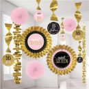ערכת קישוט ורוד זהב - Sweet Sixteen
